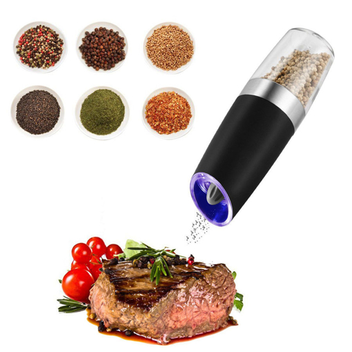 Picture of KCASA KC-GEM5 Gravity Electric Salt Pepper Grinder Effective Multifunction Mill Herb Grinder