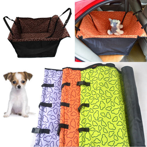 Picture of Pet Dog Cat Car Rear Back Seat Cover Mat Protector Hammock Car Seat Cushion Waterproof