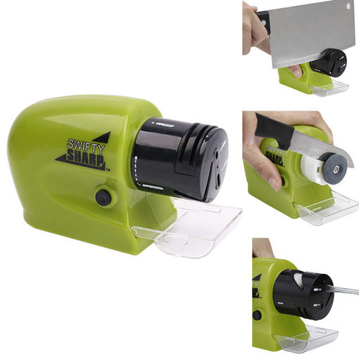 Immagine di Handy Electric Knife Sharpener Carbon Steel Multi-functional Precision Battery Powered Sharpening Di