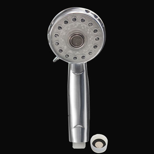 Picture of 3 Color Temperature Sensor Control LED Shower Head