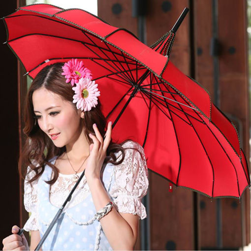 Immagine di Vintage Pagoda Parasol Bridal Wedding Party Sun Rain UV Rain Umbrella