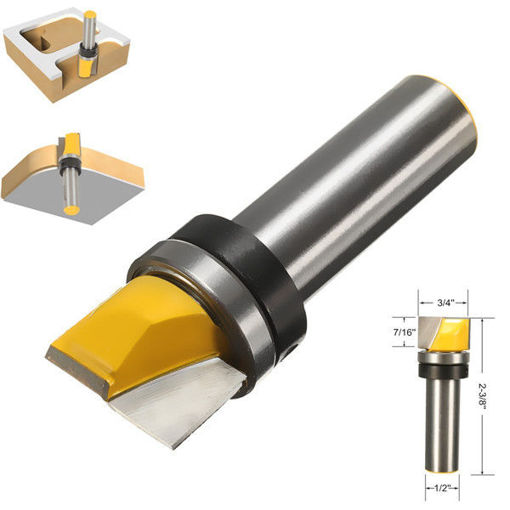 Immagine di 1/2 Inch Shank Mortise Template Flush Trim Router Bit