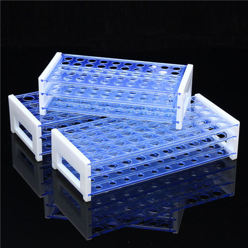 Immagine di 40/50 Holes Vents Plastic Centrifugal Deck Test Tube Rack Holder Laboratory