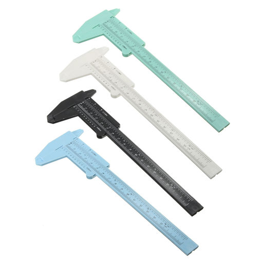 Picture of 150mm Measure Plastic Vernier Caliper Ruler for Permanent Makeup Tattoo Eyebrow Tool