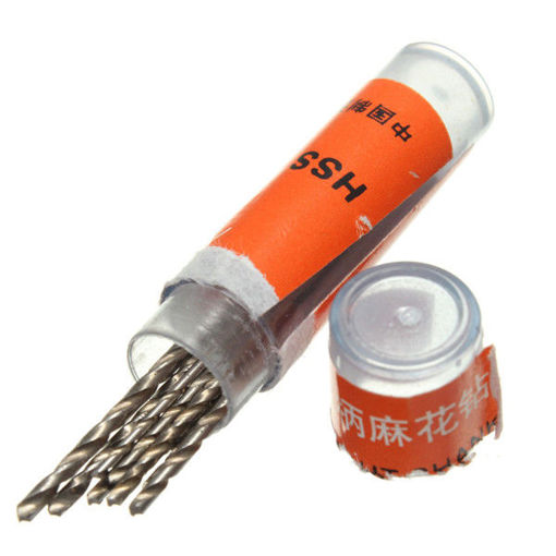 Picture of 10pcs Mini 0.8-1.5mm Twist Drill Bit For PCB Board Wood Plastic