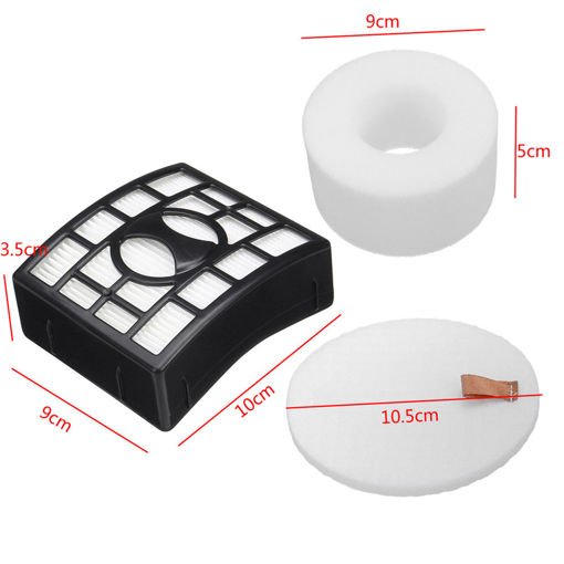 Picture of 3pcs Vacuum Cleaner Accessories Sponge Filter Set For Shark NV680