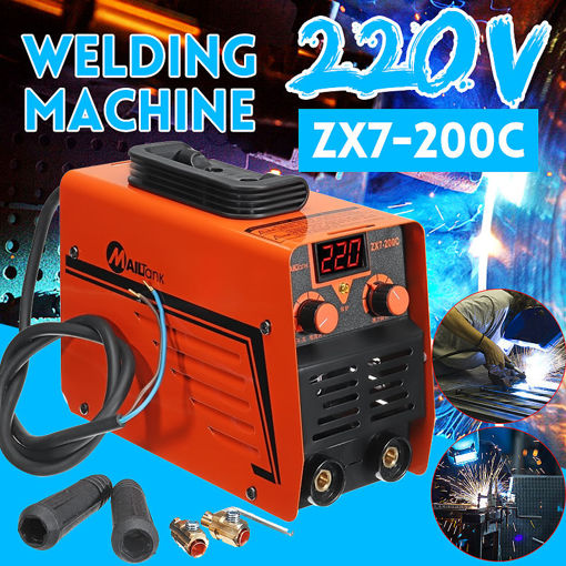 Immagine di ZX7-200C 220V 25-300A Welding Machine DC Welding Inverter Handheld Welding Tool LED Current Display