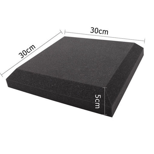 Immagine di 10pcs Sound Insulation Cotton 300x300x50mm Square Absorption Studio Foam