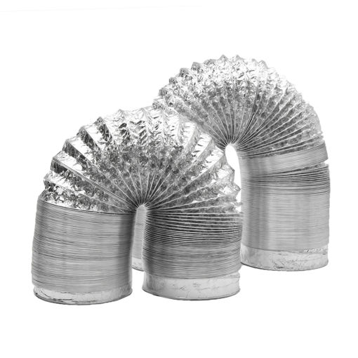 Picture of 5/10M 150mm Aluminum Foil Flexible Ducting Air Ventilation Duct Hydroponic